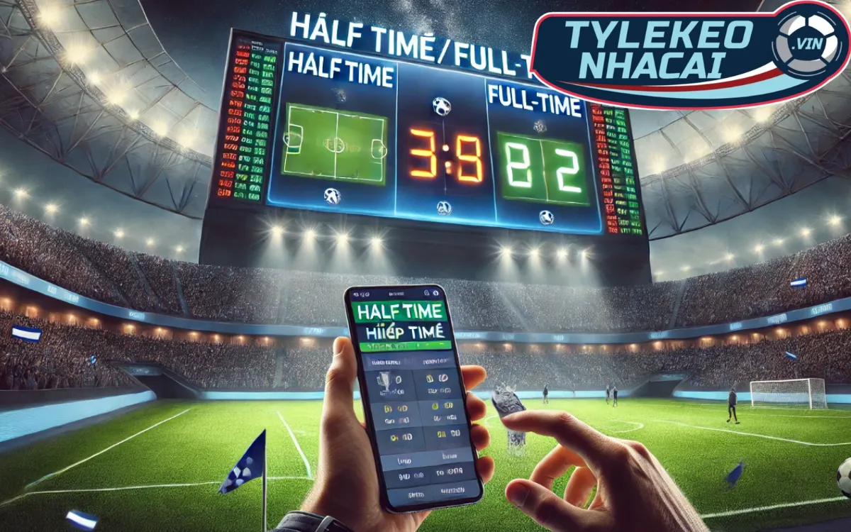 Kèo Hiệp 1/Hiệp 2 (Half Time/Full Time) - Bật Mí Mẹo Hay 3 Lúc nào nên chơi kèo hiệp 1/hiệp 2 (Half Time/Full Time)