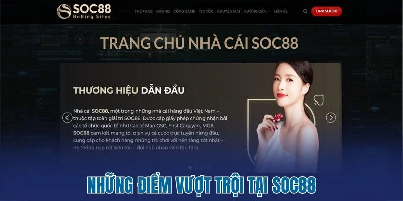 Soc88 - Trải Nghiệm Cá Cược Phong Cách Hoàng Gia Anh 2 Những điểm vượt trội tại Soc88