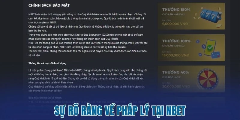 NBET - Đẳng Cấp Nhà Cái Cá Cược Châu Âu Uy Tín Hàng Đầu 2 Sự rõ ràng về pháp lý tại NBET