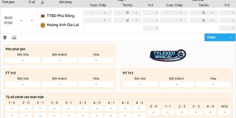 soi kèo Ninh Bình với Hoàng Anh Gia Lai